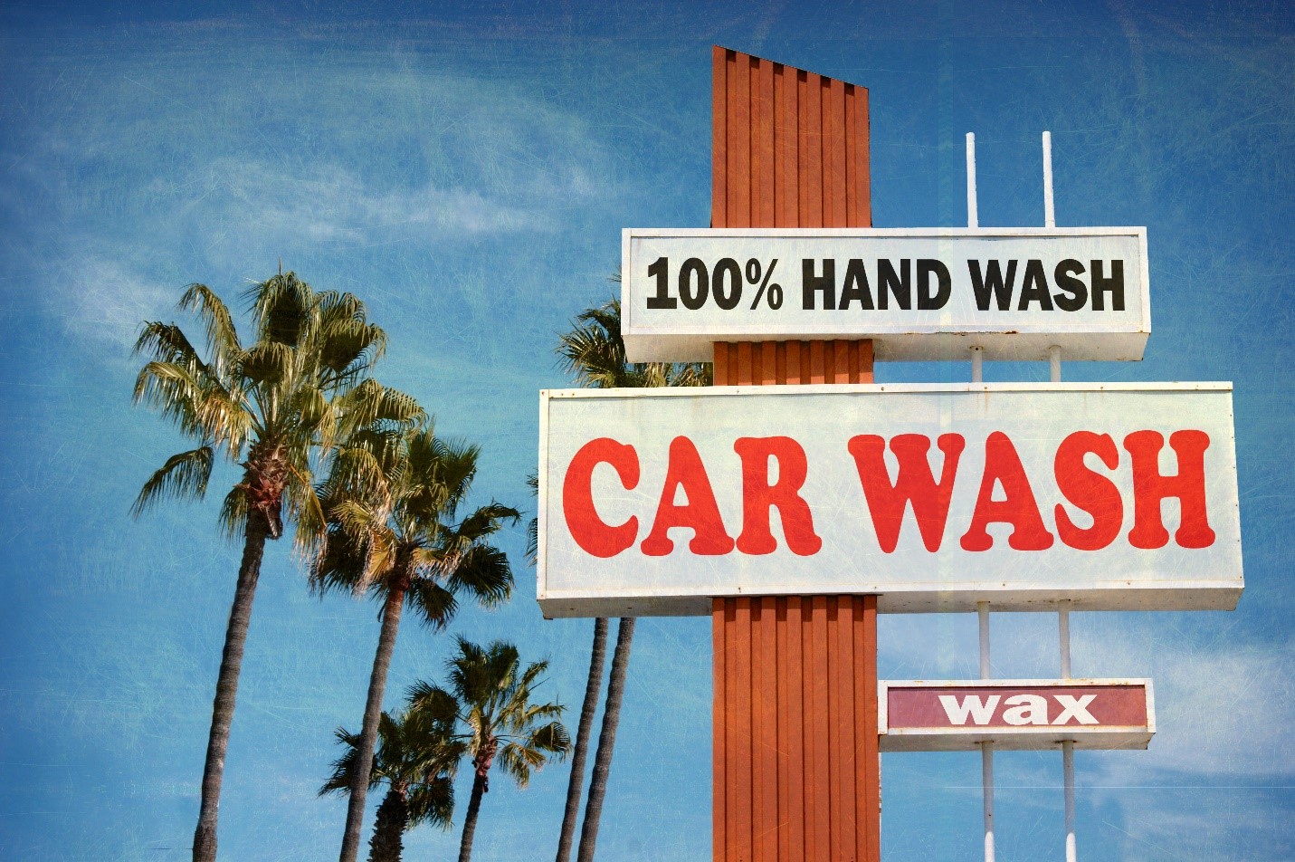 Hand Wash Car Wash Sign